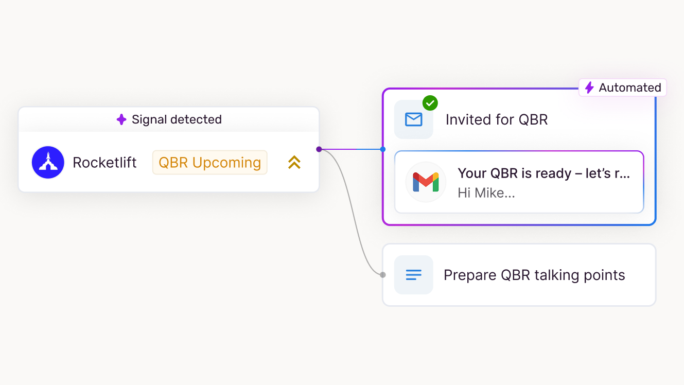 ImpactPilot Actions in HubSpot showing an AI-drafted email ready to send.